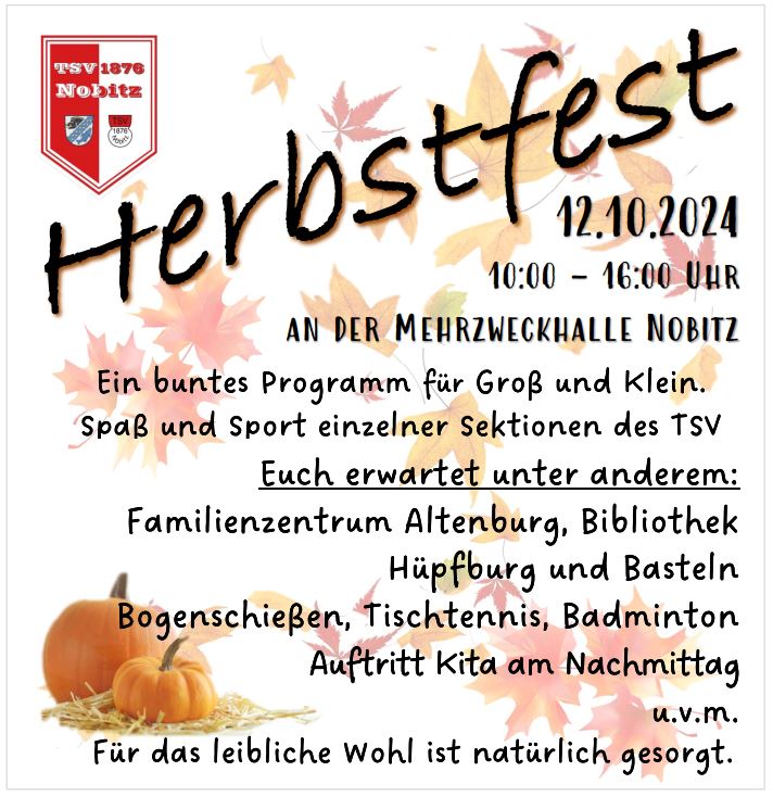 Herbstfest in Nobitz